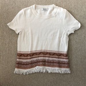Madewell sweater shirt